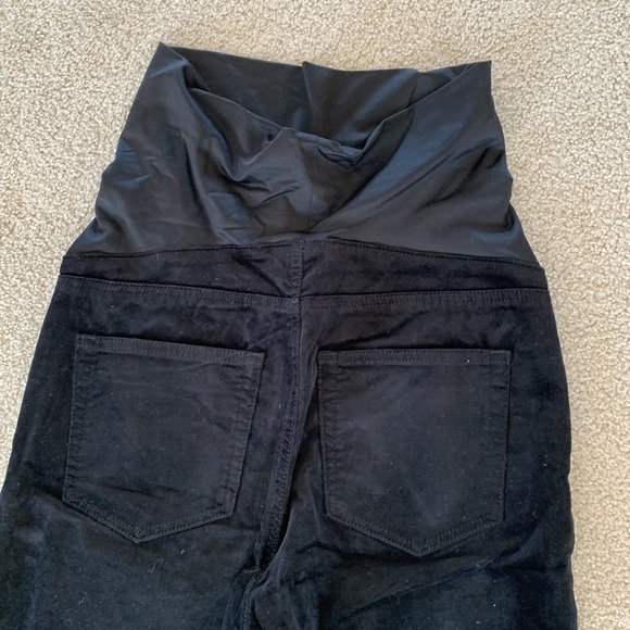 Maternity Skinny Velvet Pants - Picture 3 of 3